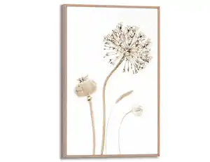 Bild Slim Frame Wood Trockenblumen