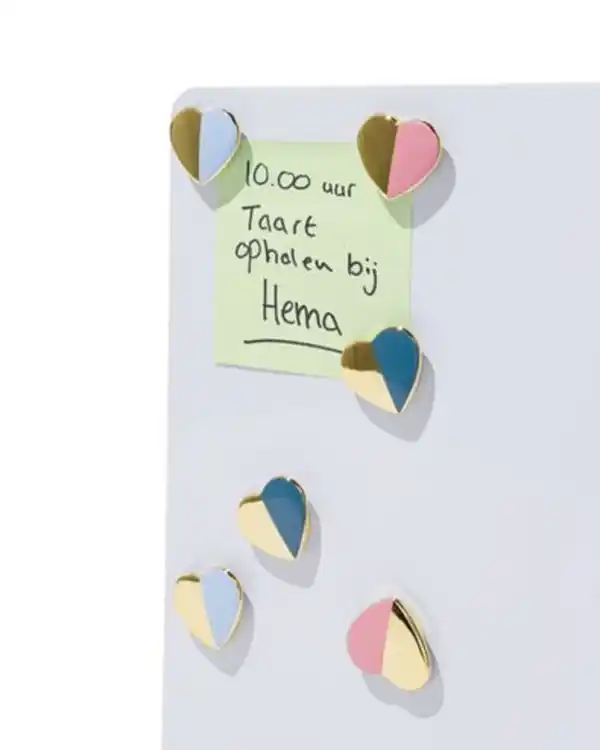 Bild 4 von 6er-Pack Magnete, Herzen, 3 cm