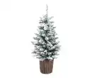 Bild 1 von Evergreen LED-Weihnachtsbaum mit geflochtenem Übertopf, ca. 90 cm