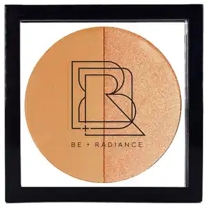 BE + Radiance - Set + Glow Probiotic Powder + Highlighter Puder 10 g 33 - MEDIUM TAN/GOLDEN YELLOW