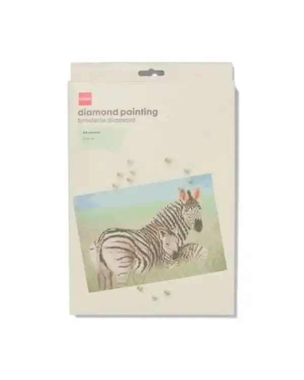 Bild 1 von Diamant-Bild, Zebra, DIN A4