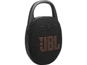 JBL Clip 5 Bluetooth Lautsprecher, Schwarz, Wasserfest, Schwarz