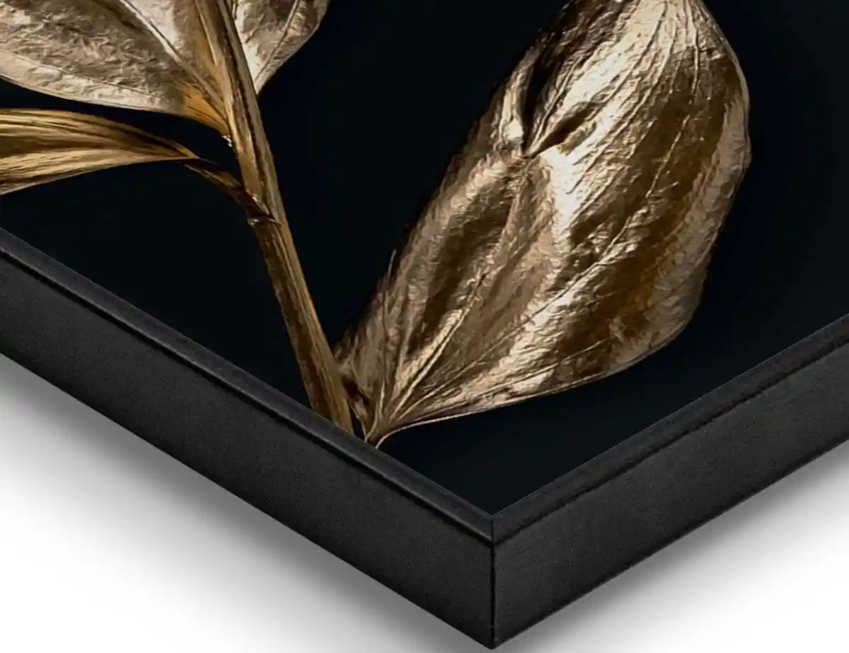 Bild 3 von Bild Slim Frame Black Blätter