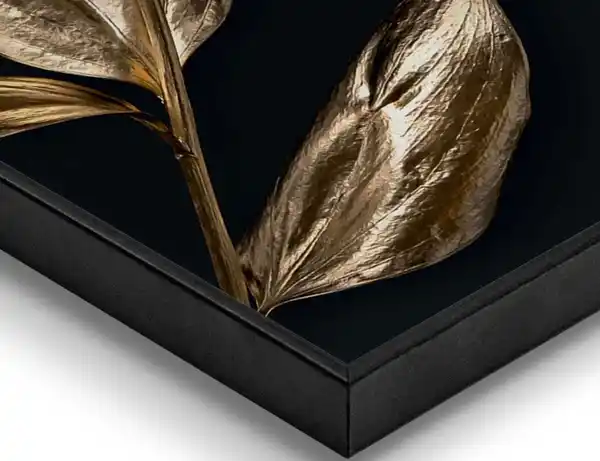 Bild 3 von Bild Slim Frame Black Blätter