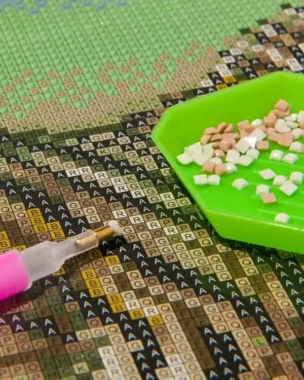 Bild 3 von Diamant-Bild, Zebra, DIN A4