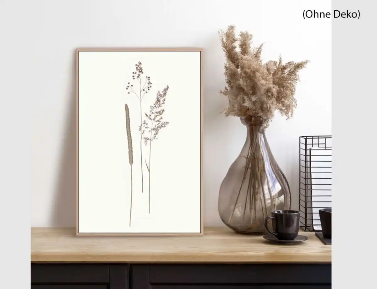 Bild 2 von Bild Slim Frame Wood Flowers