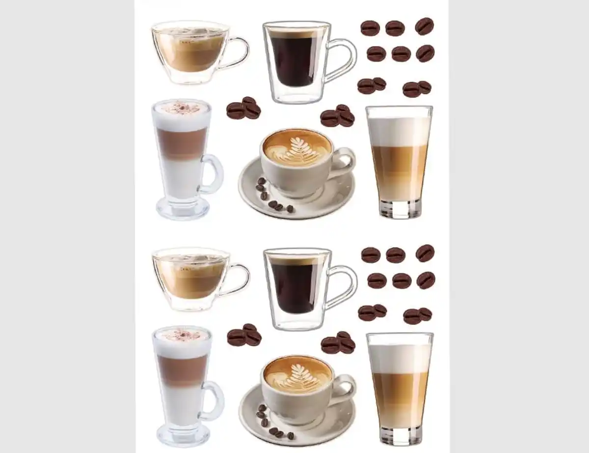 Bild 2 von Wandtattoo Kaffeetassen