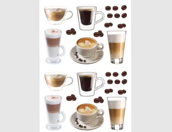 Bild 2 von Wandtattoo Kaffeetassen