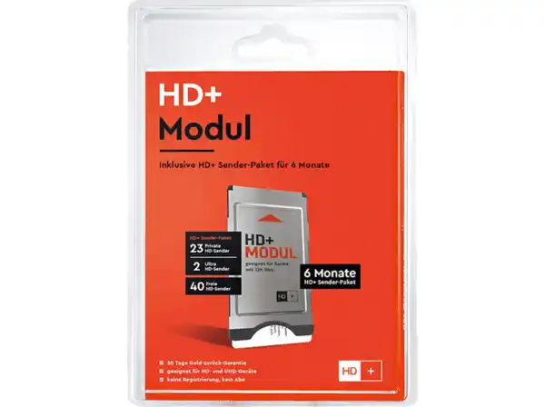 Bild 1 von HDPLUS Modul Sender-Paket für 6 Monate Gratis, Schwarz/Silber