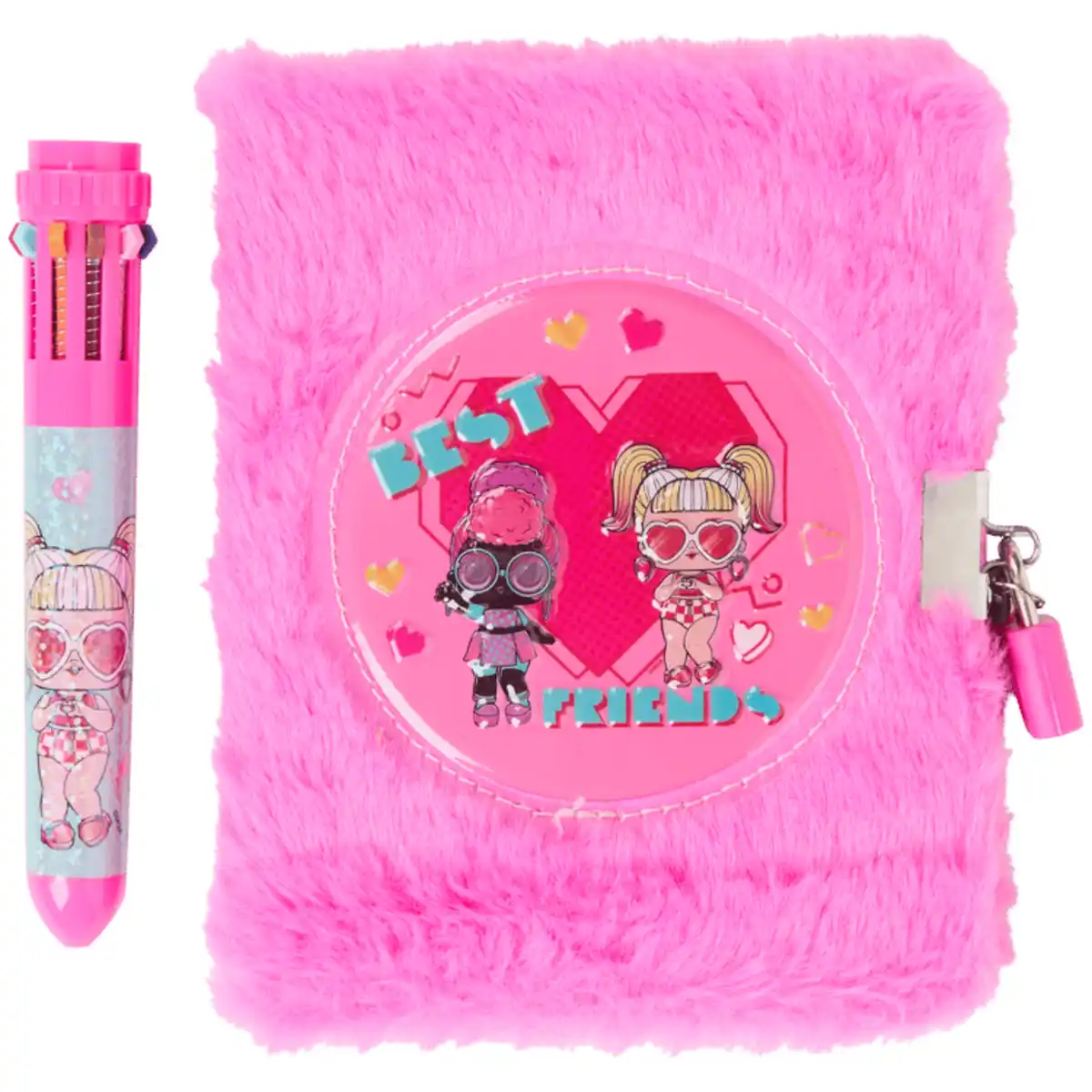 Bild 4 von Plüsch-Tagebuch mit Schloss