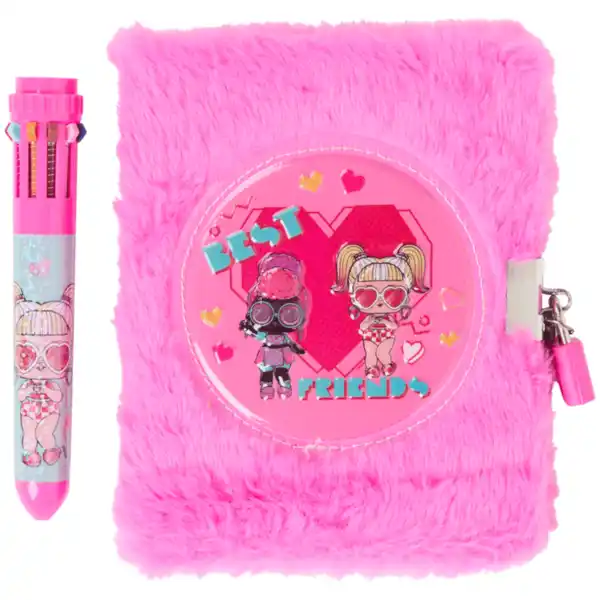 Bild 4 von Plüsch-Tagebuch mit Schloss