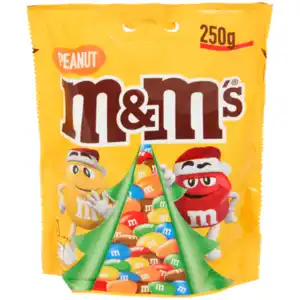 M&M's Erdnuss Weihnachtsedition