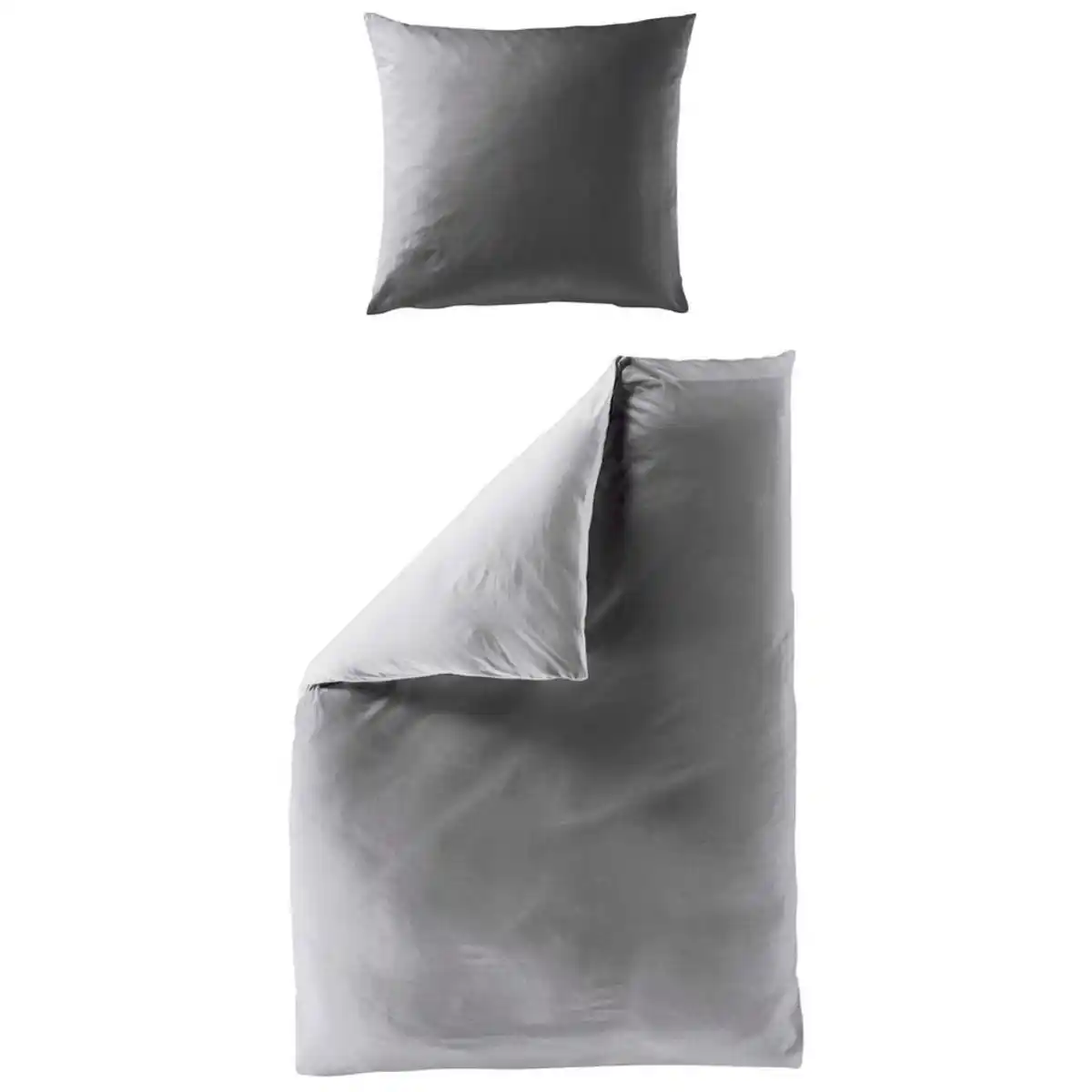 Bild 1 von Xxxl Bettwäsche Renforce BW 3297 11 stein, Grau, Textil, Uni, 135x200 cm, Oeko-Tex® Standard 100, Oeko-Tex® Made IN Green, pflegeleicht, atmungsaktiv, hautfreundlich, weiche und anschmiegsame Ober