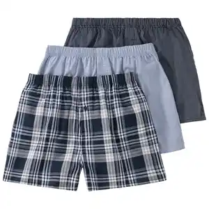 3 Herren Boxershorts im Set DUNKELBLAU / HELLBLAU