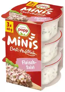 Popp Brotaufstrich Fleischsalat Minis