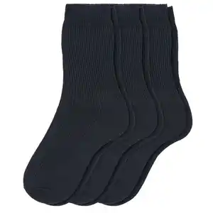 3 Paar Herren Socken aus Baumwoll-Mix DUNKELBLAU