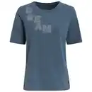 Bild 1 von Damen T-Shirt mit Ziersteinen DUNKELBLAU