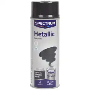 Spectrum Metallic Sprühfarbe schwarz