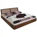 Bild 1 von Hasena Bett, Eiche, Cognac, Holz, Eiche, massiv, 160x200 cm, Schlafzimmer, Betten, Doppelbetten