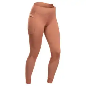 Leggings Damen Bergwandern - MH500 orange Bordeaux|braun|rot