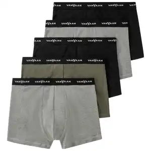 5 Herren Retroshorts im Set DUNKELGRÜN / SCHWARZ