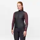 Bild 1 von Radtrikot Zwischensaison langarm Rennrad EDR Damen Schwarz|violett