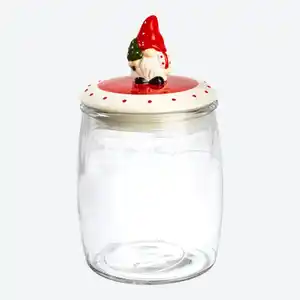 Cookie-Glas mit Weihnachts-Motiv, ca. 2,2L, White