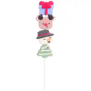 Weihnachtlicher Marshmallow-Lolli