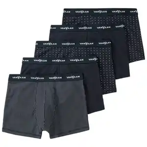 5 Herren Retroshorts im Set DUNKELBLAU