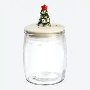 Cookie-Glas mit Weihnachts-Motiv, ca. 2,2L, White