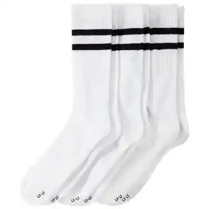 3 Paar Herren Sportsocken mit Baumwolle WEISS