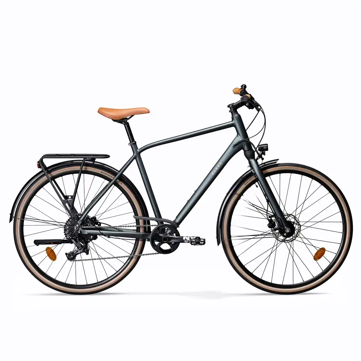Bild 1 von City Bike 28 Zoll Elops LD900 HF Dunkelgrün Grün
