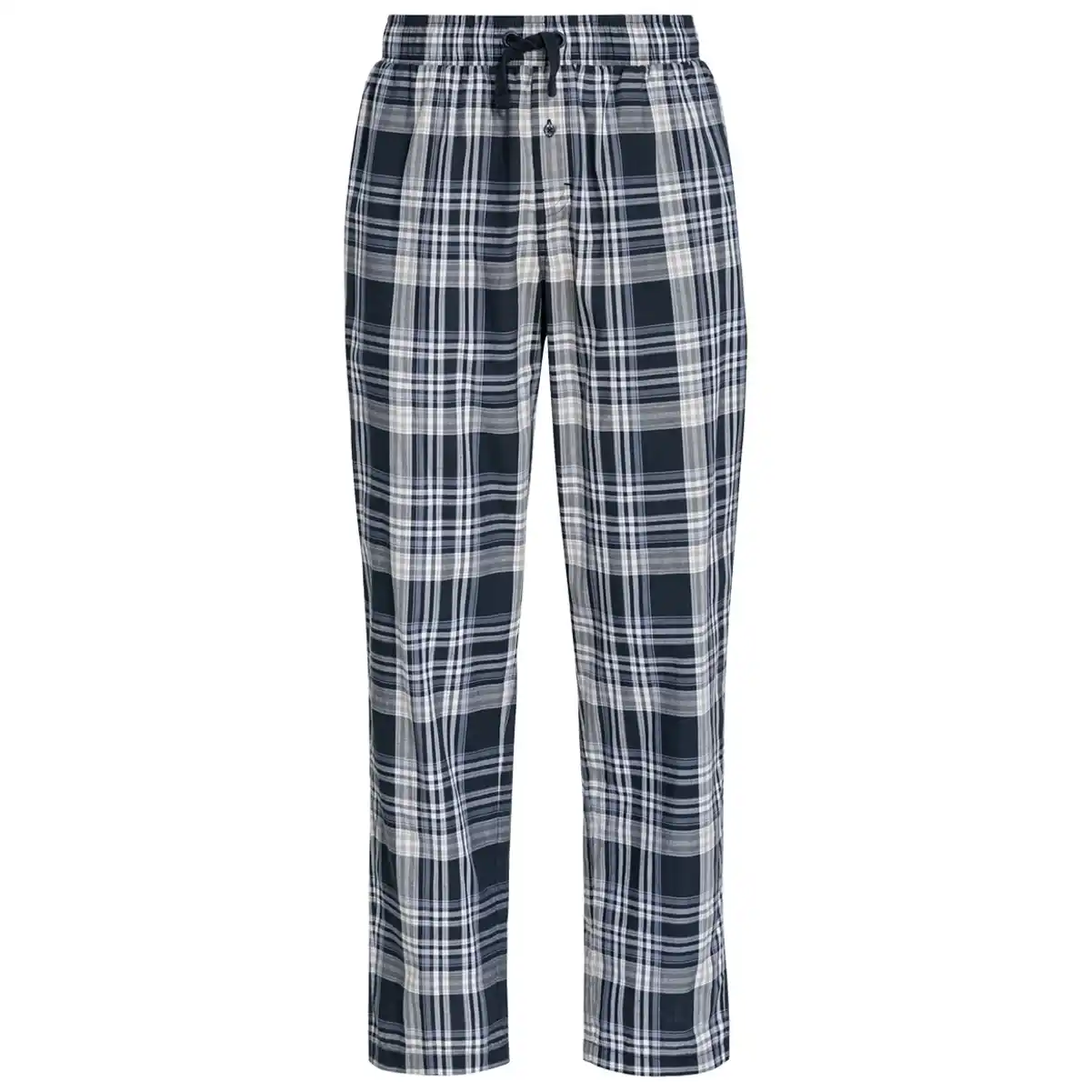 Bild 1 von Herren Schlafhose mit kariertem Muster DUNKELBLAU / WEISS