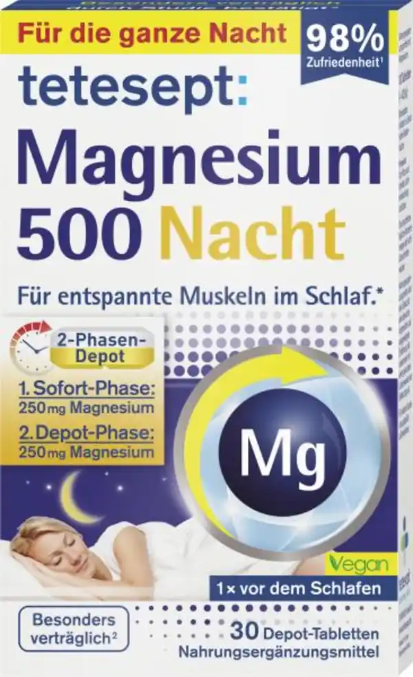 Bild 1 von Tetesept Magnesium 500 Nacht