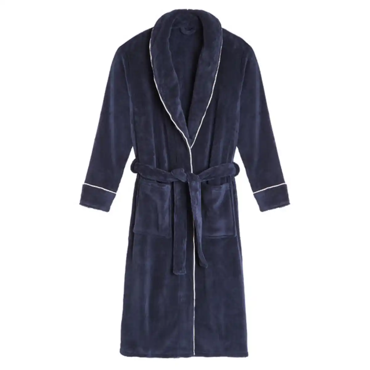 Bild 1 von Plüsch Bademantel, navy, M