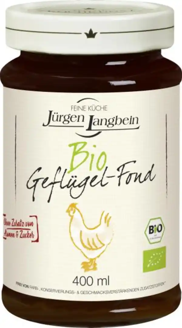 Bild 1 von Jürgen Langbein Bio Geflügel-Fond