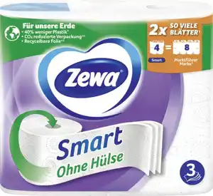 Zewa Smart ohne Hülse Toilettenpapier 3-lagig