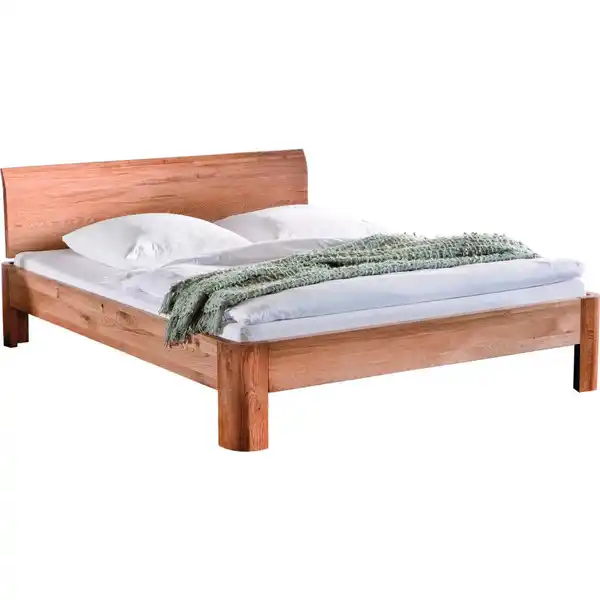 Bild 1 von Hasena Bett, Eiche, Holz, Eiche, massiv, 140x200 cm, Schlafzimmer, Betten, Einzelbetten