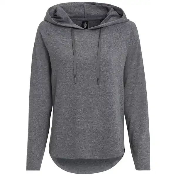 Bild 1 von Damen Yoga-Hoodie in weicher Qualität GRAU