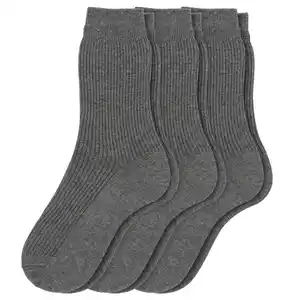 3 Paar Herren Socken aus Baumwoll-Mix DUNKELGRAU