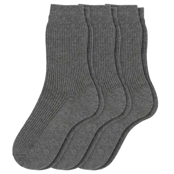 Bild 1 von 3 Paar Herren Socken aus Baumwoll-Mix DUNKELGRAU