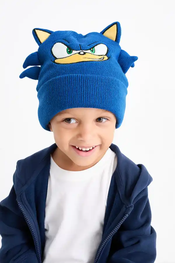 Bild 1 von C&A Sonic-Beanie, Blau, Größe: 98-104