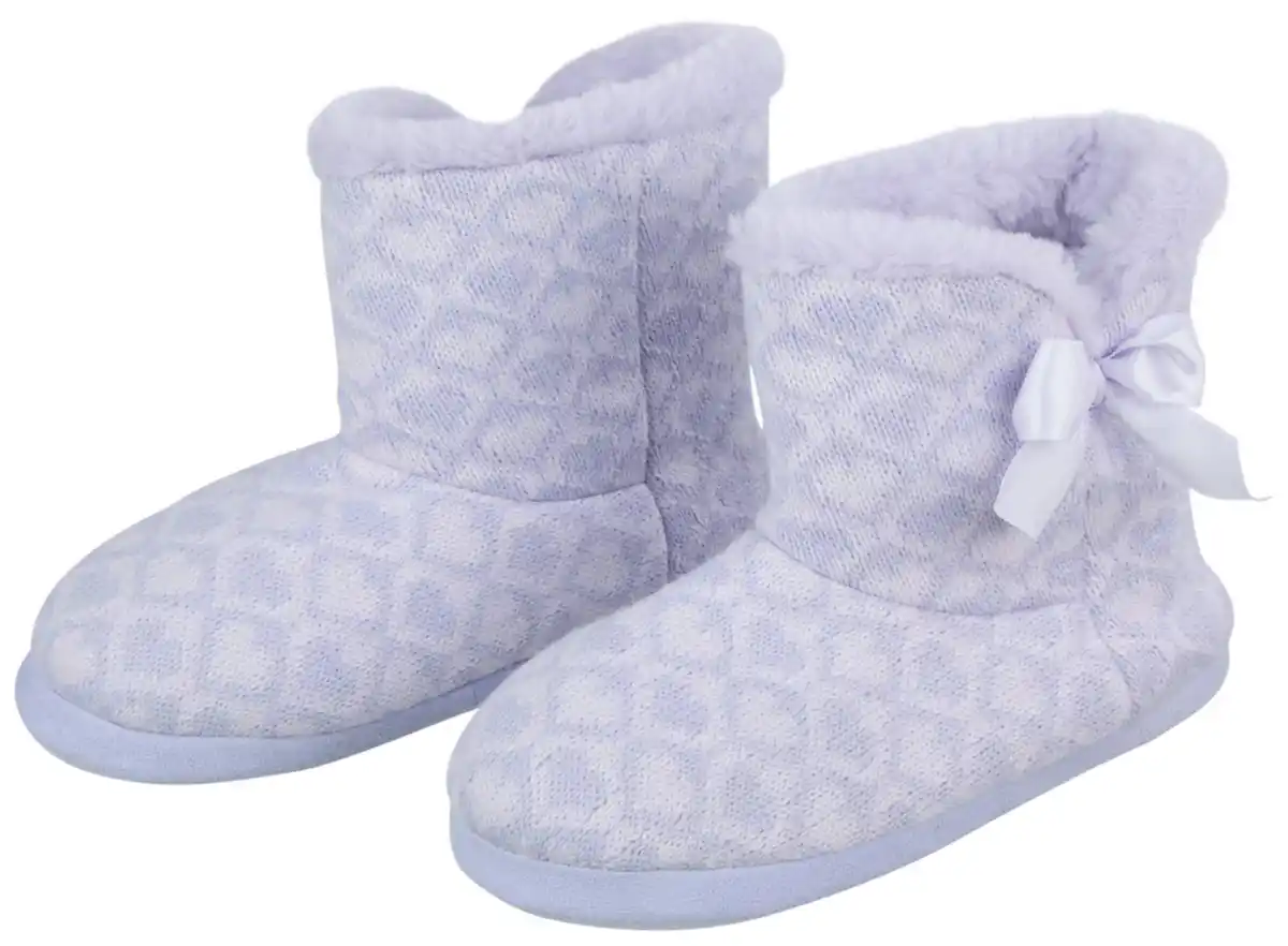 Bild 3 von HOME BY ZAPATO Kinder-Strickhausschuhe, Paar