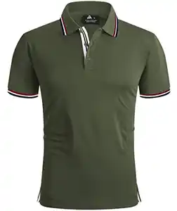 SwissWell Herren Poloshirt Kurzarm Atmungsaktiv Golf Tennis Sport Polo Sommer Freizeit T-Shirt