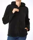 Bild 1 von Flauschige Fleecejacke Janina, Seitentaschen, schwarz