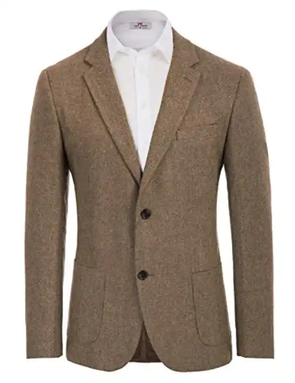 Bild 1 von PJ PAUL JONES Sakko Herren Harris Tweed British Blazer 2 Knöpfe Vintage Anzugsjacke Business Jackett