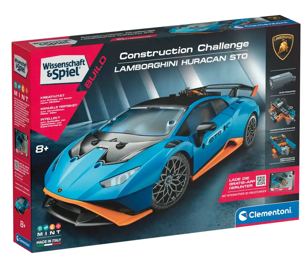 Bild 1 von CLEMENTONI »Lamborghini Huracan STO« Modellauto-Bausatz