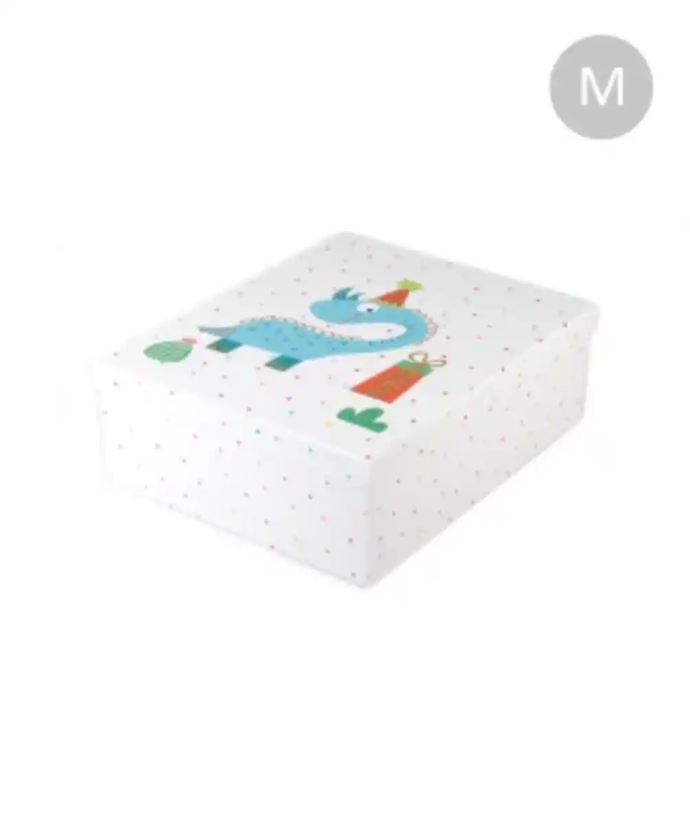 Bild 1 von Geschenkbox für Kinder verschiedene Designs, ca. 29 x 23 x 10 cm, weiß