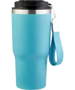 Doppelwandiger Isolierbecher ca. 600 ml, blau