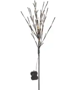 LED-Lichterbaum Weihnachten ca. 90 cm, schwarz